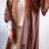 The silk brown full length kimono - Image 5
