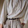 The Lime white striped blouse - Size 34 up to 42 - Image 3