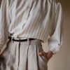 The Lime white striped blouse - Size 34 up to 42 - Image 4