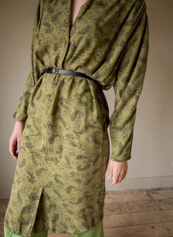 The green allover printed dress - Size 34 up to 42 - Image 9
