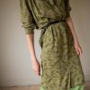 The green allover printed dress - Size 34 up to 42 - Image 2