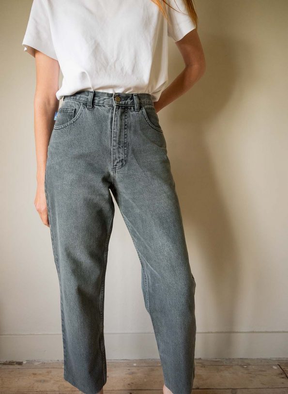 The greenish washed denim - Size 27 INCH - Image 5