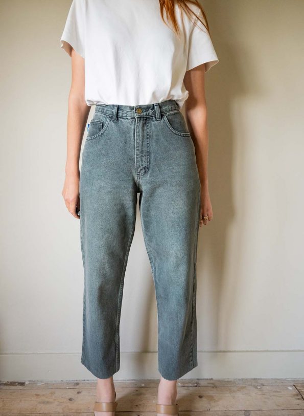 The greenish washed denim - Size 27 INCH - Image 6