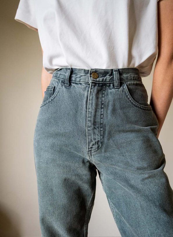The greenish washed denim - Size 27 INCH - Image 8