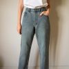 The greenish washed denim - Size 27 INCH - Image 2