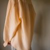 The peach pink 100% silk blouse - Size 34 up to 46 - Image 6