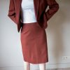 The cashmere blazer and skirt suit - Size 40 - Image 5