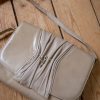 The smocked leather bag