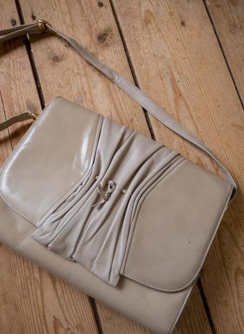 The smocked leather bag