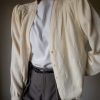 The cream pearly and embroidered cardigan - Size up to 44 - Image 4