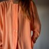 The tangerine 100% silk blouse - Size up to 42 - Image 2