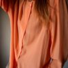 The tangerine 100% silk blouse - Size up to 42 - Image 6