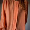 The tangerine 100% silk blouse - Size up to 42 - Image 7