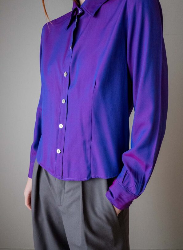The Iridescent purple blouse - Size up to 36 - Image 2