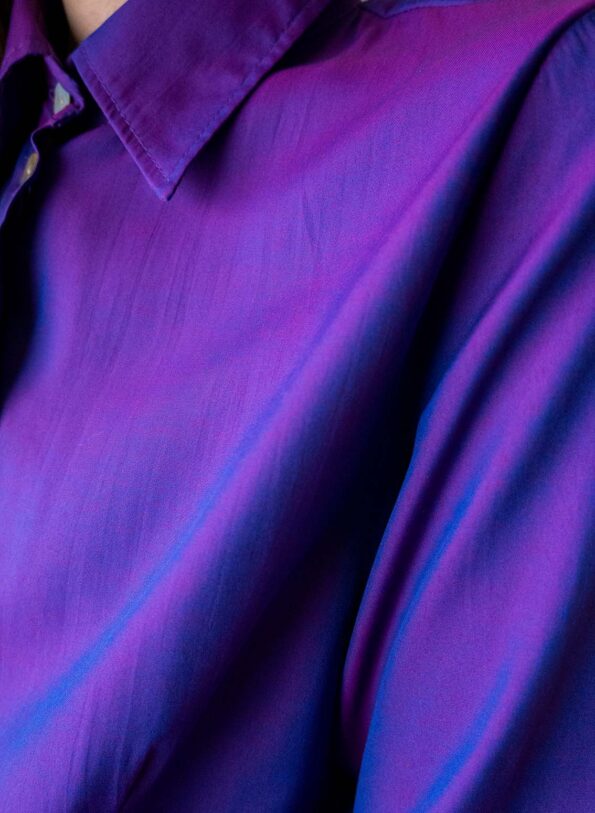 The Iridescent purple blouse - Size up to 36 - Image 5