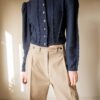 The navy blue trachten knit in 100% wool - Size up to 38 - Image 2