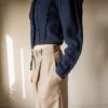 The navy blue trachten knit in 100% wool - Size up to 38 - Image 3