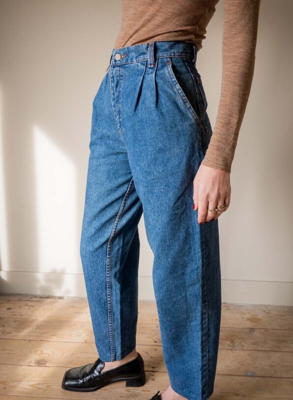 The pleated denim - Size up to a size XS