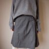 The Yves saint Laurent YSL wool grey melange skirt - Size up to M - Image 3