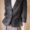 The black detailed pocket 100% linen blazer - Size up to 38 - Image 6