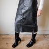 The 100% leather pencil skirt - Size up to 36 - Image 5