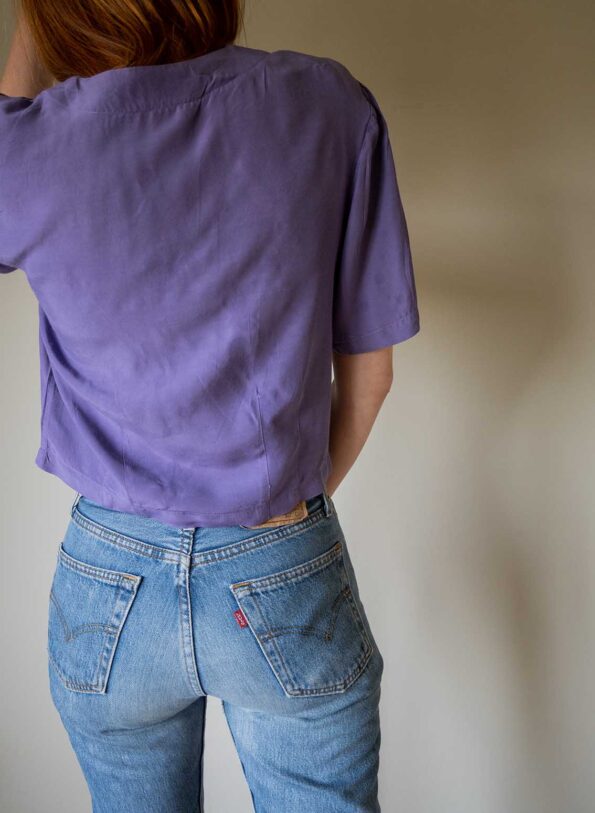 The purple many button top - Size up to 36 - Image 3