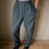 The bottle green tailored summer pant - Size up to L