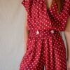 The red dotted playsuit - Size up to 36