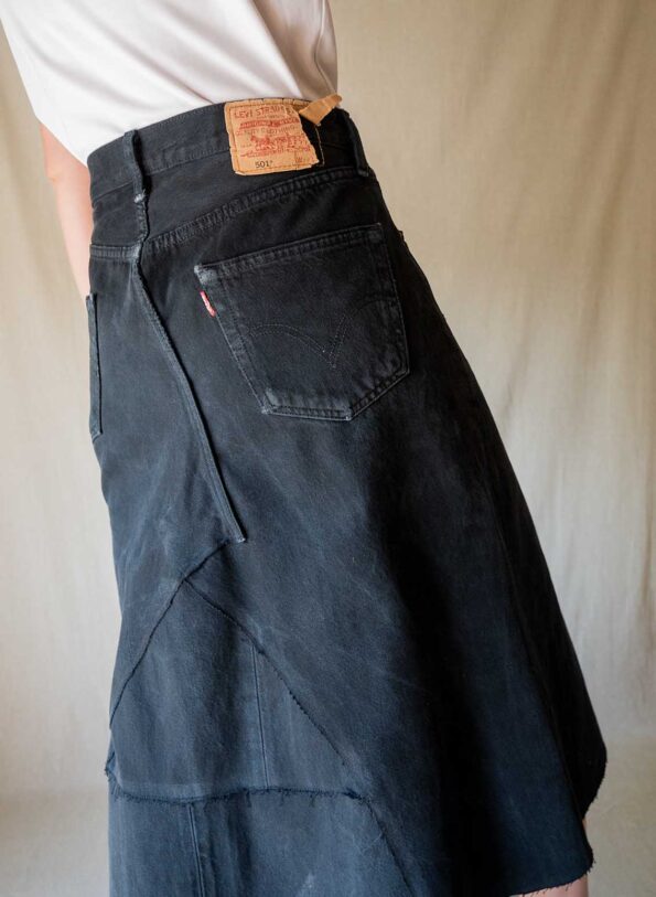 Andpause upcycled: The Levi’s 501 denim skirt - Size M up to L - Image 6