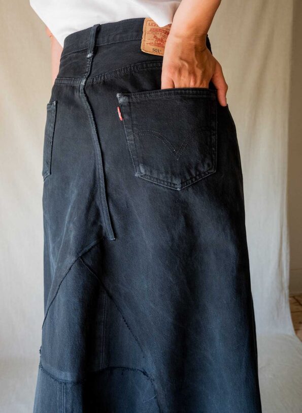 Andpause upcycled: The Levi’s 501 denim skirt - Size M up to L - Image 7