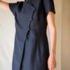 The 100% linen black tailored dress - Size up to 36 - Image 11