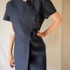The 100% linen black tailored dress - Size up to 36 - Image 10