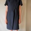 The 100% linen black tailored dress - Size up to 36 - Image 6
