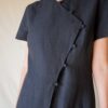 The 100% linen black tailored dress - Size up to 36 - Image 8