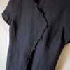 The 100% linen black tailored dress - Size up to 36 - Image 13