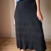 The wool pleat knitted skirt - Size up to 38 - Image 2