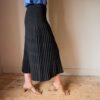 The wool pleat knitted skirt - Size up to 38 - Image 6