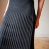 The wool pleat knitted skirt - Size up to 38 - Image 7