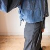 Andpause upcycled: The boxy pull up denim blouse - Size up to M - Image 11