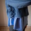 Andpause upcycled: The boxy pull up denim blouse - Size up to M - Image 9