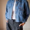 Andpause upcycled: The boxy pull up denim blouse - Size up to M - Image 8