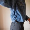 Andpause upcycled: The boxy pull up denim blouse - Size up to M - Image 5