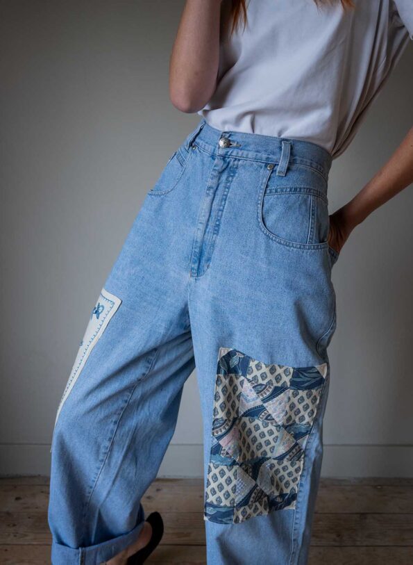 The Patched Wideleg denim - Size S up to L - Image 9