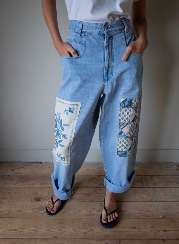 The Patched Wideleg denim - Size S up to L - Image 4