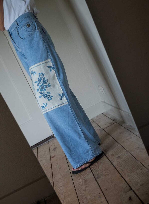 The Patched Wideleg denim - Size S up to L - Image 13