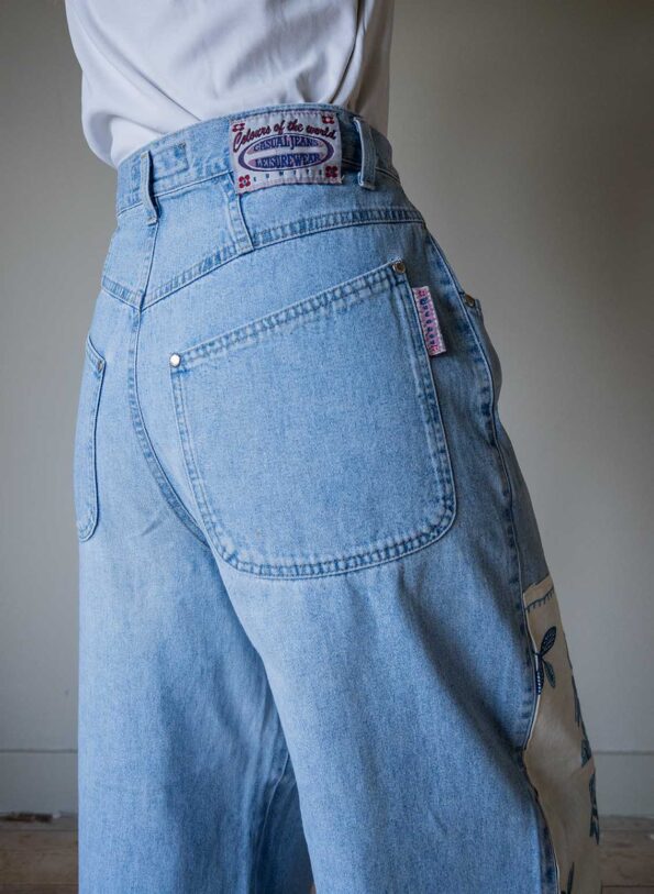 The Patched Wideleg denim - Size S up to L - Image 3