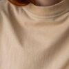 The simple beige oversized tee - Size up to XL - Image 4