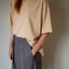 The simple beige oversized tee - Size up to XL - Image 7