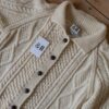 No 3. The classic Aran cardigan in 100% wool - Size up to 40 - Image 2