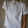 The embroidered 1950’s cotton blouse - Size up to 38 - Image 5